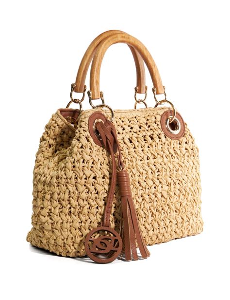 raffia grab bag.